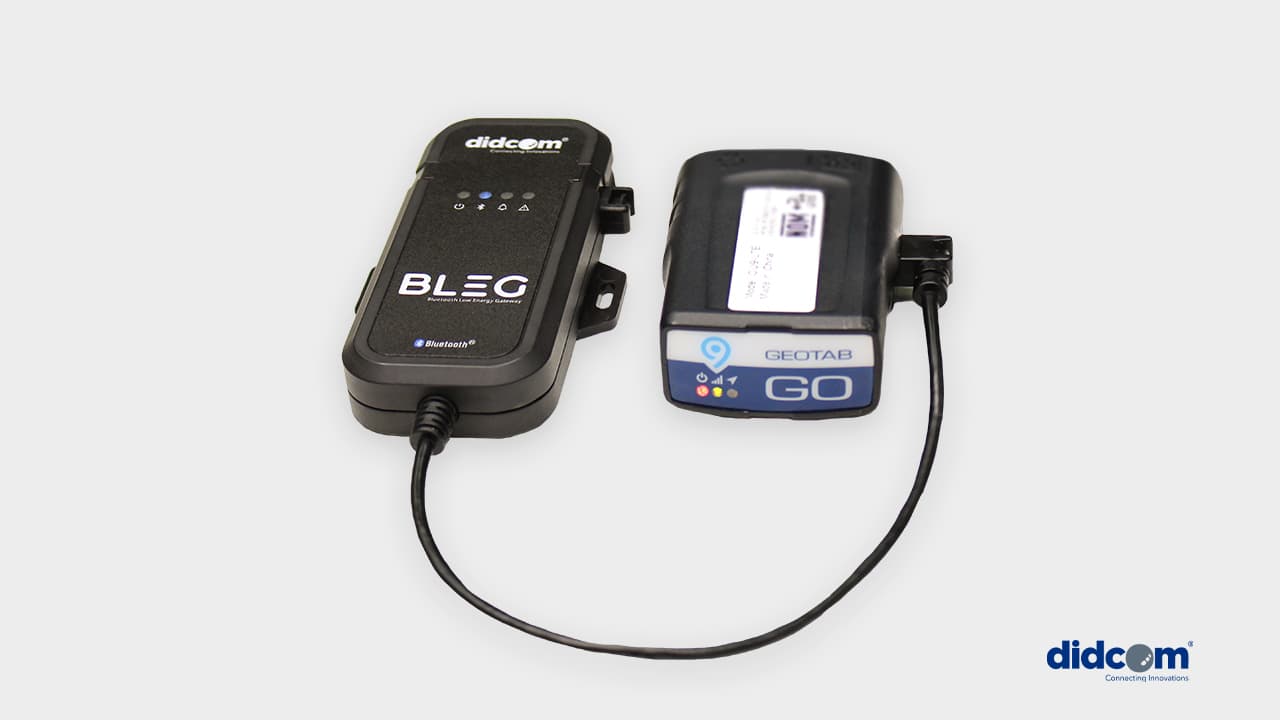 A Bluetooth Low Energy sensor gateway for connecting wireless sensors to a Geotab GO device