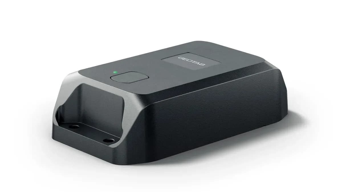 Next-gen GO Anywhere battery powered GPS asset tracker, a compact sealed black unit